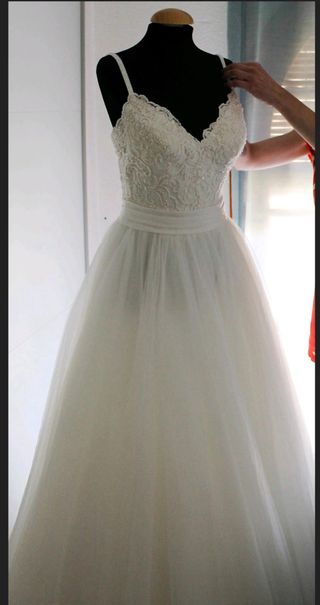 Vestido de Novia Rosa Clará Blanco