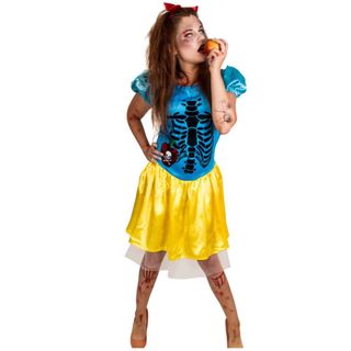 Disfraz Blancanieves Zombie Vestido Talla Única