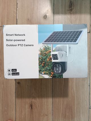 Cámara PTZ Solar Exterior Inteligente