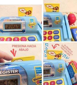 JUEGO INFANTIL CAJA DE SUPERMERCADO CON LUZ Y SONI