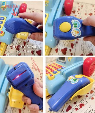 JUEGO INFANTIL CAJA DE SUPERMERCADO CON LUZ Y SONI