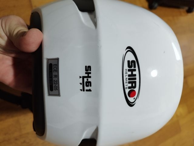 Casco Moto Blanco SHIRO