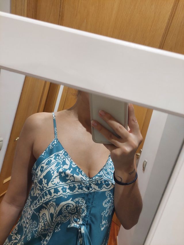 Vestido satinado