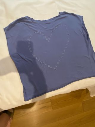 Camiseta azul The hip tea