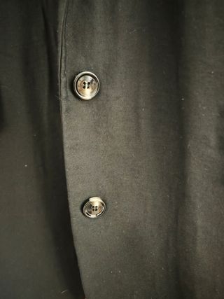 Americana Mango Negra Talla XXL