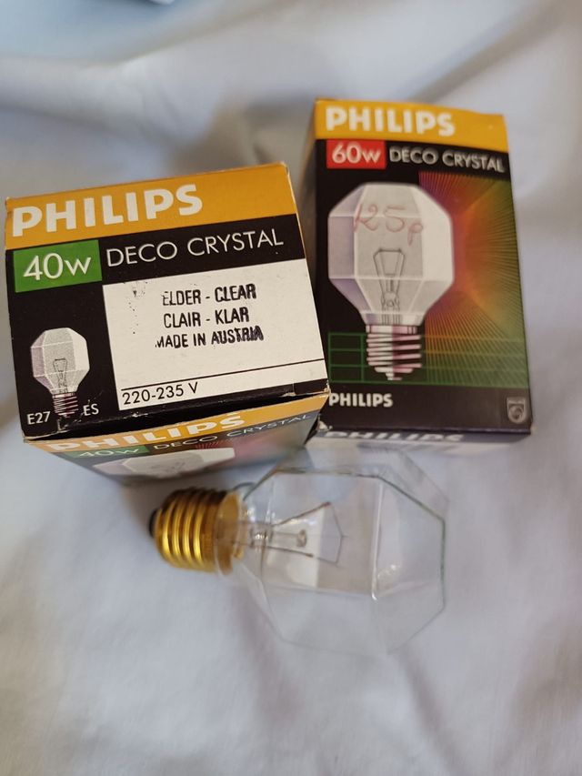 Bombillas Philips Deco Crystal Vintage