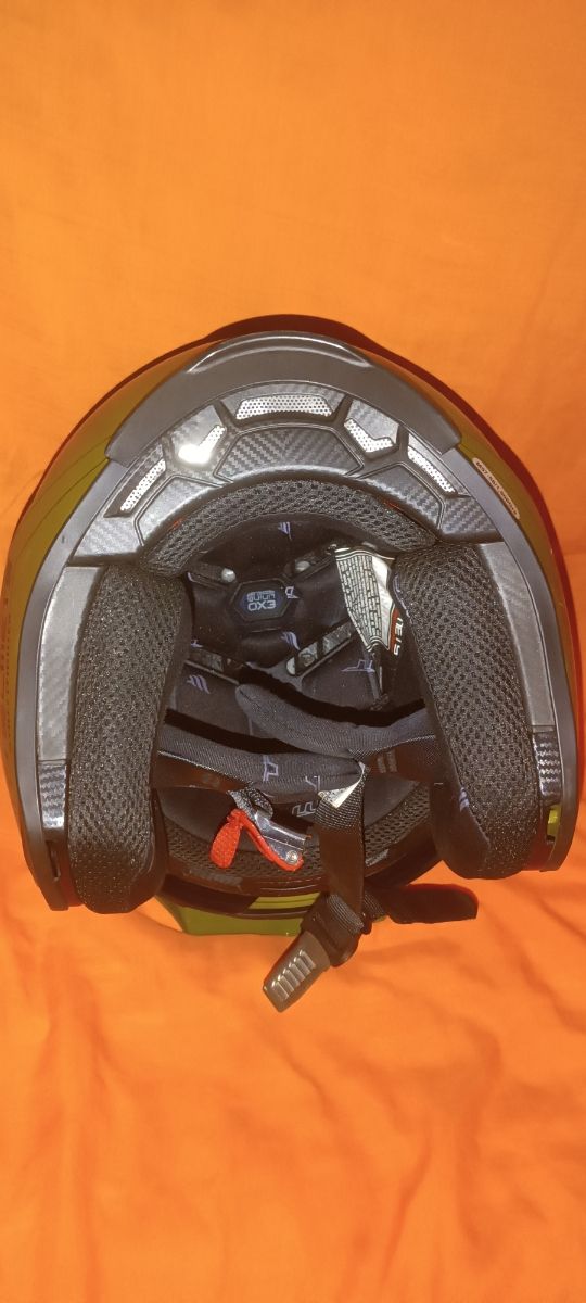 Casco Moto Verde Militar Mate