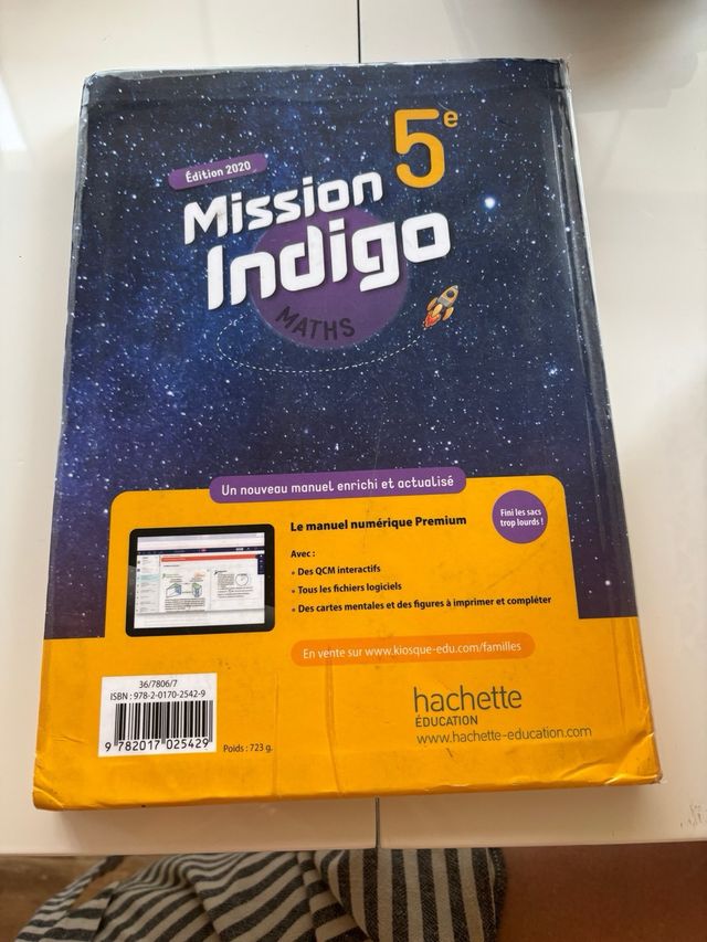 Mission Indigo mathématiques cycle 4 / 5ème - L...