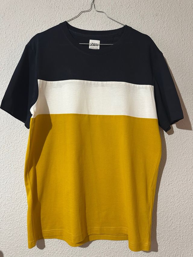 Camiseta Zara bloques de color