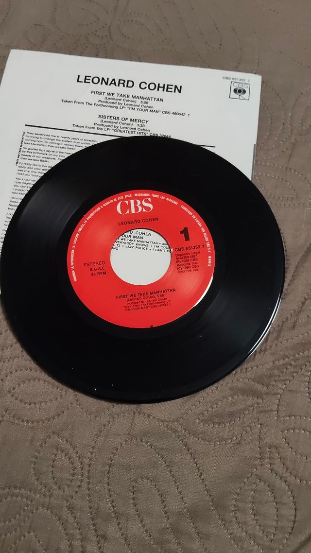 Leonard Cohen - First We Take Manhattan