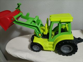 Tractor de Juguete Verde y Rojo