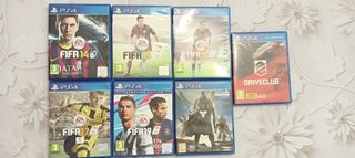 Pack 7 Juegos PS4: FIFA, Driveclub, Destiny