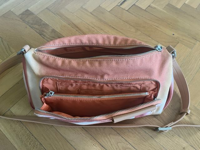 Bolso Desigual Rosa y Beige