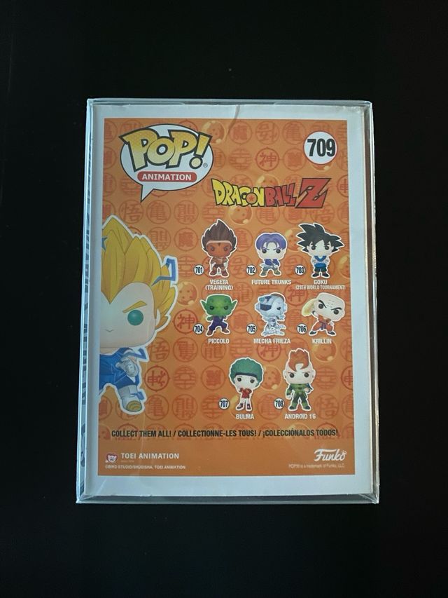 Funko Pop de Dragon Ball Super Saiyan 2 Vegeta 709