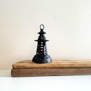 Lámpara Faro Hierro Fundido Negra