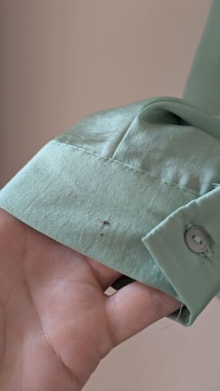 Blusa verde claro Pull&Bear talla M