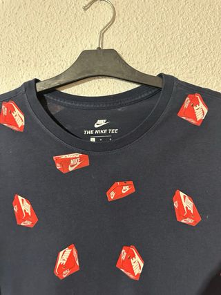 Camiseta Nike Azul Estampada