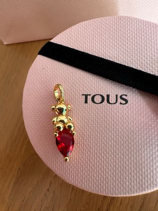 Colgante TOUS NUEVO Bold Rubí y Oro
