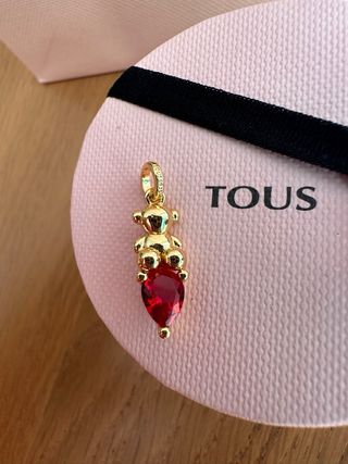 Colgante TOUS NUEVO Bold Rubí y Oro