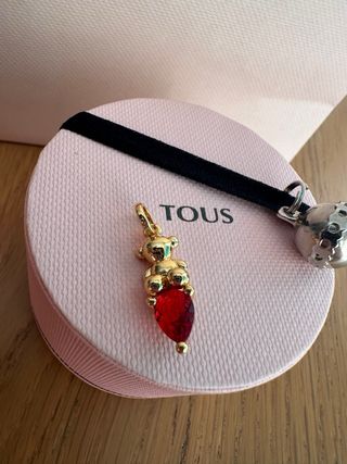 Colgante TOUS NUEVO Bold Rubí y Oro