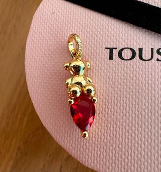 Colgante TOUS NUEVO Bold Rubí y Oro