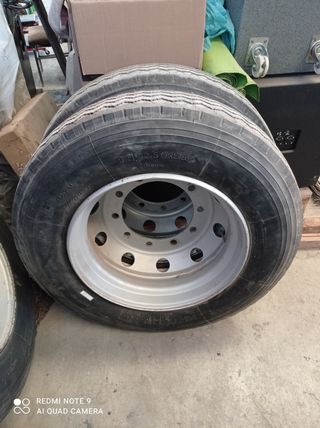Neumáticos 9R 22.5 con llanta