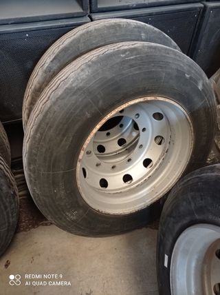 Neumáticos 9R 22.5 con llanta