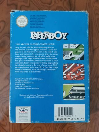 Paperboy Nintendo NES