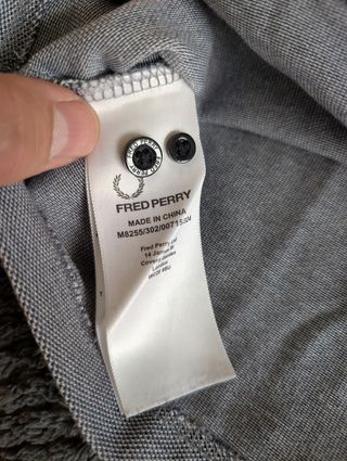Polo Fred Perry Gris Talla XL