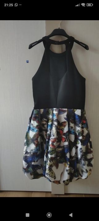 Vestito donna fantasia farfalle