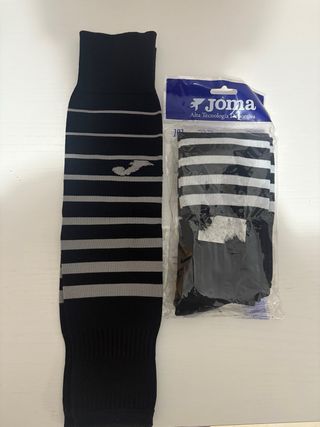 Medias Joma Rayadas Negras y Grises