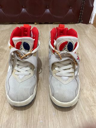 Jordan 8 SoleFly Edición Limitada Beige Rojo