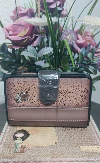 Cartera Anekke Negra y Marrón