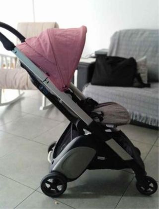 cochecito Bugaboo Ant Silla Paseo Negra Rosa Gris