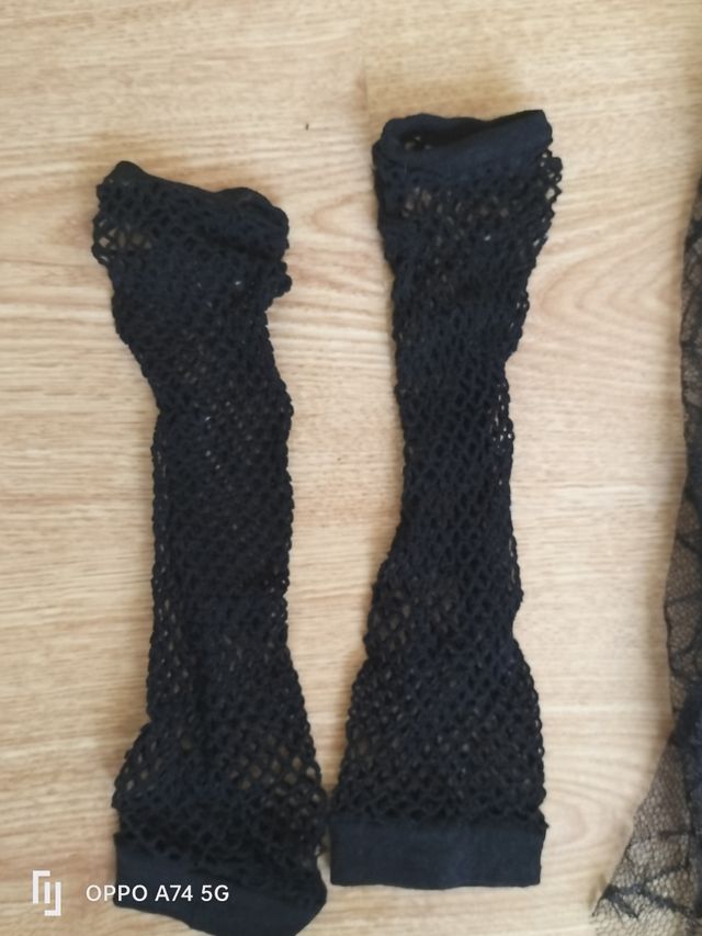 Diadema Halloween Flores Rojas y Negras