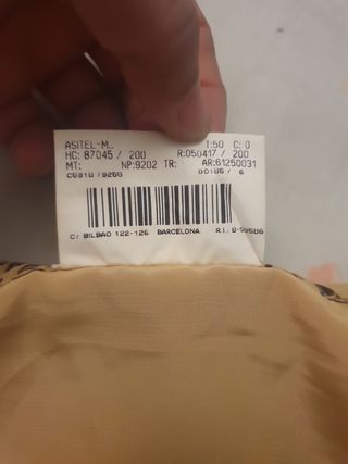 Falda Burberry Estampada Marrón