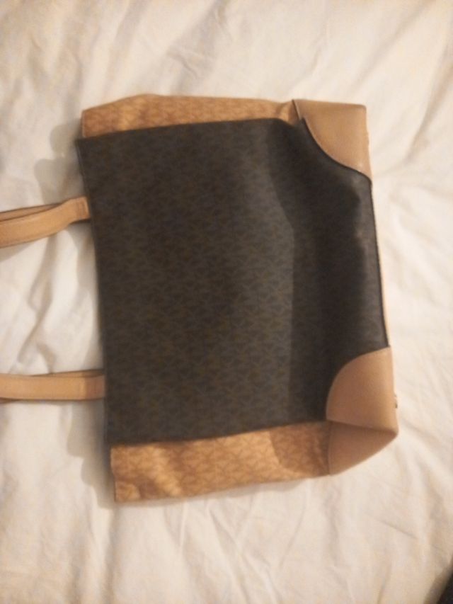 Bolso Michael Kors Beige y Marrón ORIGINAL