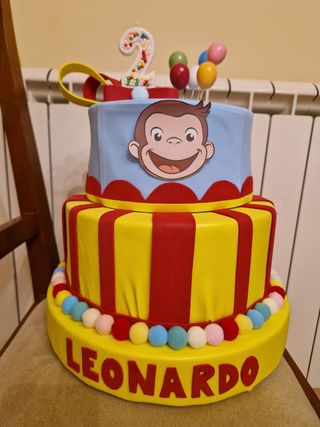 Torta decorativa Curioso come George
