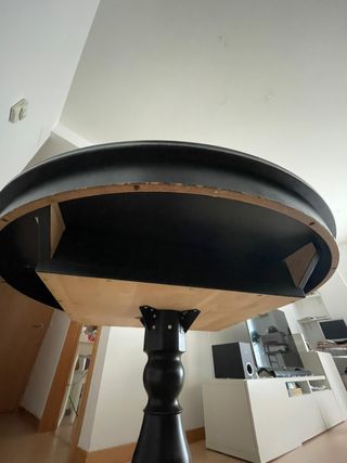 Mesa de comedor redonda, extendible