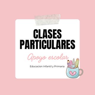 Clases particulares a niños de Educación Primaria