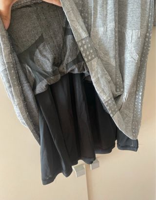 Vestido premamá gris talla L