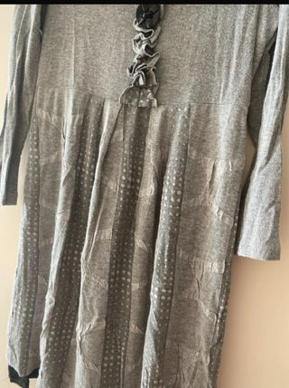 Vestido premamá gris talla L