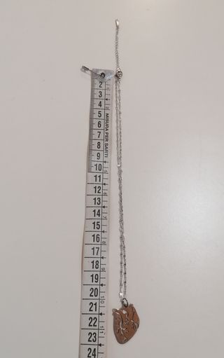 Collana cuore acciaio