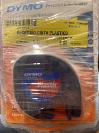 Cartuchos de cinta plástica DYMO
