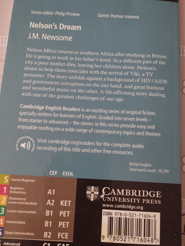 Nelson's Dream Level 6 (Cambridge English Readers)