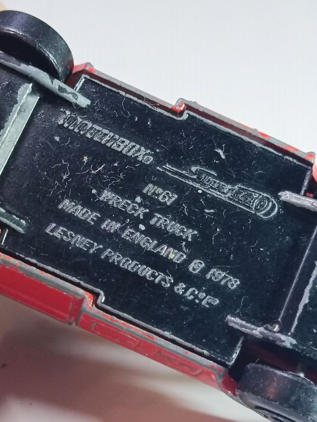 WRECKA TRUCK DE 1978 1/64 MATCHBOX