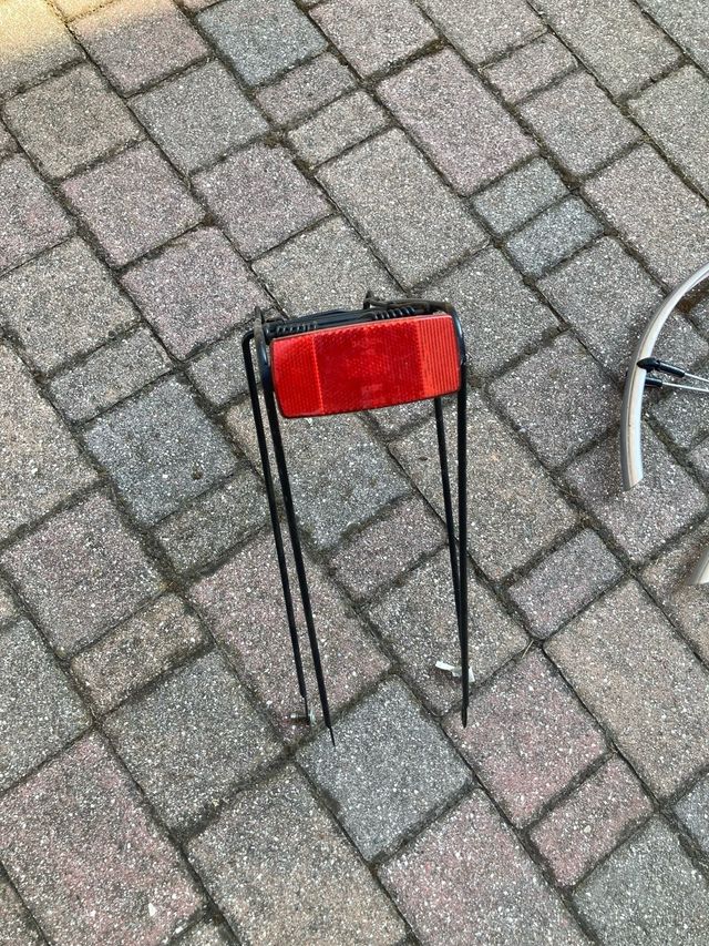 Parafanghi bici uomo e portapacchi