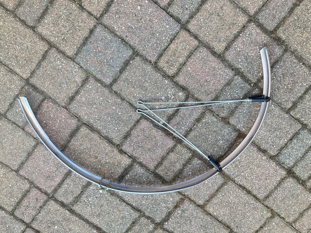 Parafanghi bici uomo e portapacchi