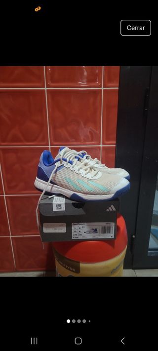 Zapatillas Adidas Courtflash K Talla 37 ...1/3