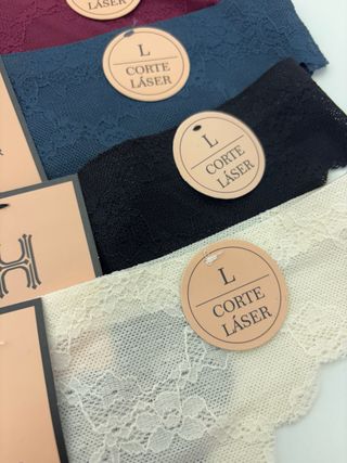 Lote 6 braguitas talla